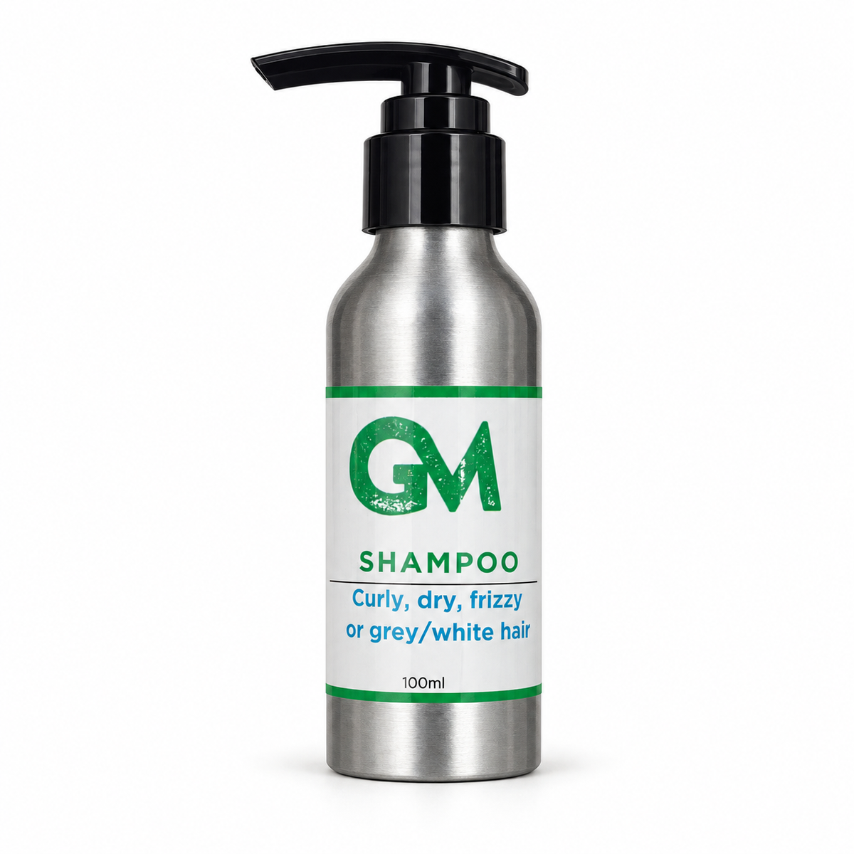 G.M Shampoo Curly, dry, frizzy, grey/white hair