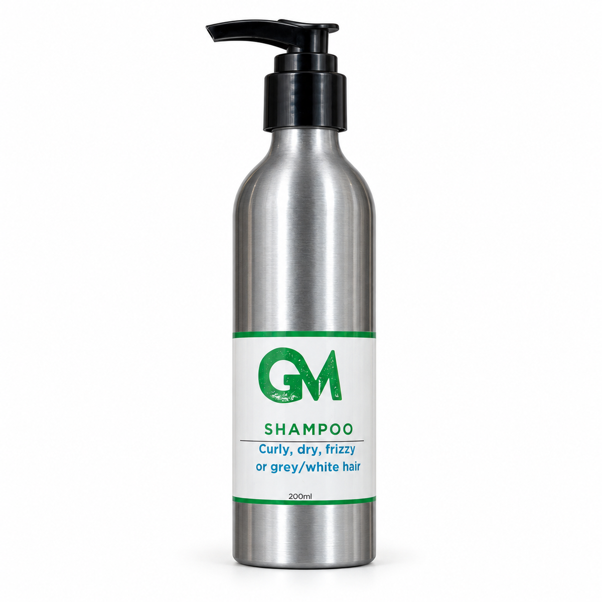 G.M Shampoo Curly, dry, frizzy, grey/white hair