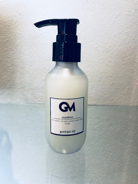 G.M Dry Frizzy and Curly Shampoo for Grey or White hair